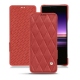 Sony Xperia 1 leather case - Cerise vintage - Couture