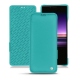 Capa em pele Sony Xperia 1 - Bleu fluo
