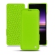 Lederschutzhülle Sony Xperia 1 - Vert fluo