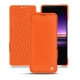 レザーケース Sony Xperia 1 - Orange fluo