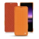 Funda de piel Sony Xperia 1 - Abaca arancio