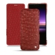 レザーケース Sony Xperia 1 - Autruche ciliegia