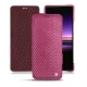 Capa em pele Sony Xperia 1 - Serpent ciclamino