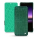 Capa em pele Sony Xperia 1 - Crocodile pino