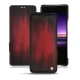Housse cuir Sony Xperia 1 - Rouge Patine