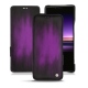 Housse cuir Sony Xperia 1 - Violet Patine