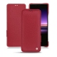 Sony Xperia 1 leather case - Rouge passion