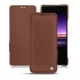 Capa em pele Sony Xperia 1 - Marron délicat