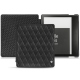 Custodia in pelle Amazon Kindle Oasis (2019) - Noir - Couture ( Nappa - Black ) 