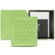 Capa em pele Amazon Kindle Oasis (2019) - Vert olive - Couture ( Nappa - Pantone 578U ) 