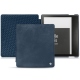 Custodia in pelle Amazon Kindle Oasis (2019) - Jean vintage ( Roughtcut - Pantone 285U  ) 