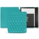 Housse cuir Amazon Kindle Oasis (2019) - Bleu fluo - Couture