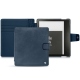 レザーケース Amazon Kindle Oasis (2019) - Jean vintage ( Roughtcut - Pantone 285U  ) 