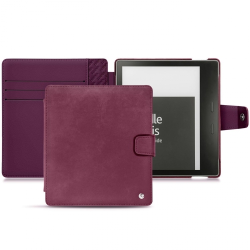 レザーケース Amazon Kindle Oasis (2019)Prune vintage ( Pantone #612434 ) 