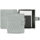 レザーケース Amazon Kindle Oasis (2019) - Gris - Couture ( Nappa - Pantone W428C ) 