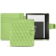 Capa em pele Amazon Kindle Oasis (2019) - Vert olive - Couture ( Nappa - Pantone 578U ) 