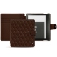 Amazon Kindle Oasis (2019) leather case - Châtaigne - Couture ( Pantone 476C ) 