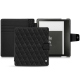 Amazon Kindle Oasis (2019) leather case - Ebène - Couture ( Sleek P C12 - Black ) 