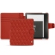 Amazon Kindle Oasis (2019) leather case - Papaye - Couture ( Pantone 180C ) 