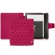 Amazon Kindle Oasis (2019) leather case - Rose fluo - Couture