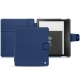 Amazon Kindle Oasis (2019) leather case - Bleu frisson