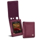 Cowon Plenue D2 leather case - Prune vintage ( Pantone 512C ) 