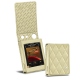 Funda de piel Cowon Plenue D2 - Beige - Couture ( Nappa - Pantone 7502C ) 