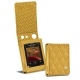Custodia in pelle Cowon Plenue D2 - Mimosa - Couture ( Pantone 141C ) 