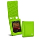 Cowon Plenue D2 leather case - Vert fluo