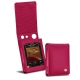 Cowon Plenue D2 leather case - Rose fluo
