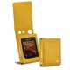 Cowon Plenue D2 leather case - Jaune soulèu