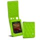 Cowon Plenue D2 leather case - Vert fluo - Couture