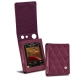 Cowon Plenue D2 leather case - Prune vintage - Couture