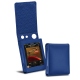 Cowon Plenue D2 leather case - Bleu Océan PU