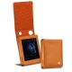 가죽 커버 Cowon Plenue D - Mandarine vintage ( Pantone 165C ) 