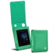 가죽 커버 Cowon Plenue D - Menthe vintage ( Pantone 562C ) 