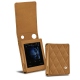Cowon Plenue D leather case - Castan esparciate - Couture