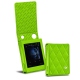 Cowon Plenue D leather case - Vert fluo - Couture