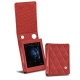 Cowon Plenue D leather case - Cerise vintage - Couture