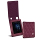 Custodia in pelle Cowon Plenue D - Prune vintage - Couture