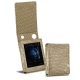 Cowon Plenue D leather case - Autruche desert