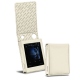 Housse cuir Cowon Plenue D - Blanc PU