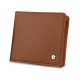 Porte-monnaie - Anti-RFID / NFC - Marron ( Nappa - Pantone 1615C ) 