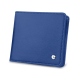 Porta-moedas - Anti RFID / NFC - Bleu océan ( Nappa - Pantone 293C ) 
