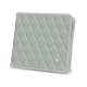 Porte-monnaie - Anti-RFID / NFC - Gris - Couture ( Nappa - Pantone W428C ) 