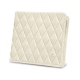 Porte-monnaie - Anti-RFID / NFC - Blanc escumo - Couture
