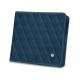 Porta-moedas - Anti RFID / NFC - Blu mediterran - Couture