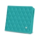 Porta-moedas - Anti RFID / NFC - Bleu fluo - Couture