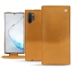 Housse cuir Samsung Galaxy Note10+ - Or Maïa ( Pantone 871C ) 