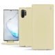レザーケース Samsung Galaxy Note10+ - Beige ( Nappa - Pantone 7502C ) 